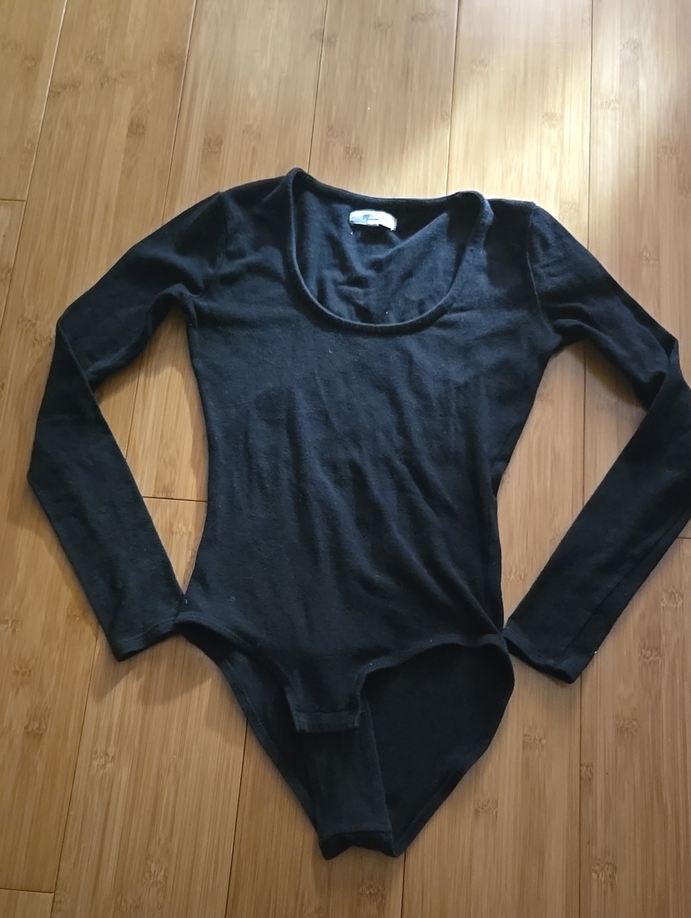 Madewell Heather Black Bodysuit - XS